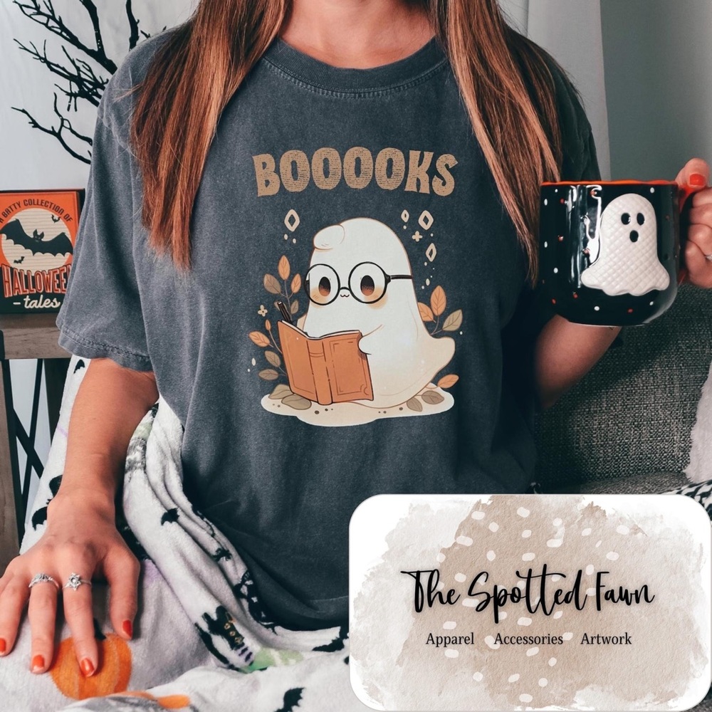 “Booooks” Comfort Colors